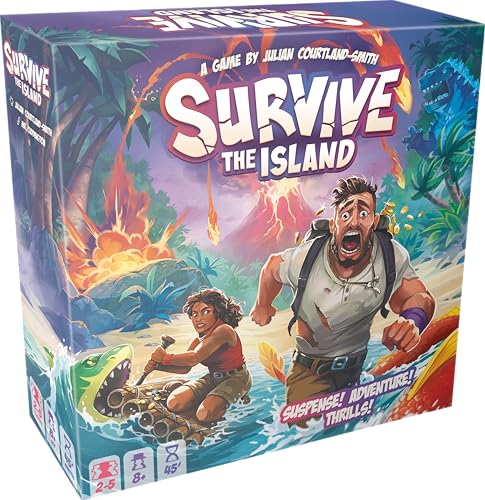 Prime Deal: Asmodee Survive The Island 2024 Adventure Board Game, Ages 8+