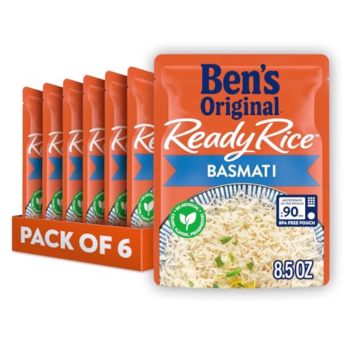 BEN’S ORIGINAL Basmati Ready Rice, 8.5 oz, Pack of 6