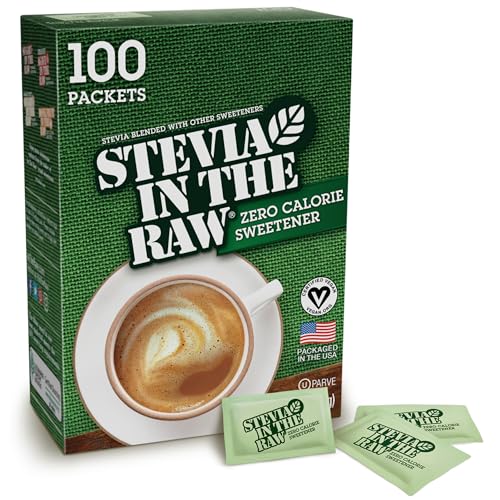 Stevia In The Raw, Zero Calorie Sugar Substitute, 100 Packets