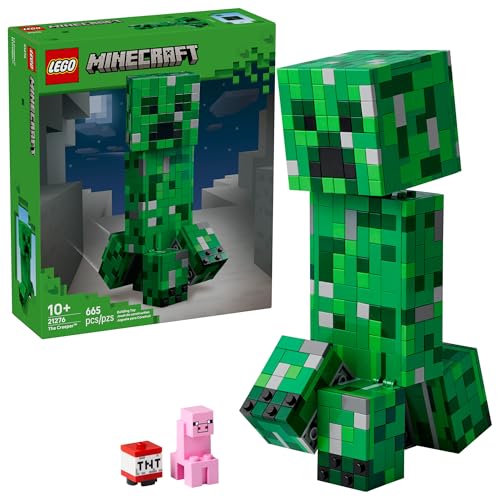 LEGO Minecraft Creeper Toy – Poseable Action Figure 21276