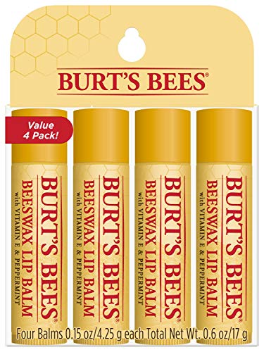 Burt’s Bees Lip Balm Gift Set, 100% Natural, 4 Pack