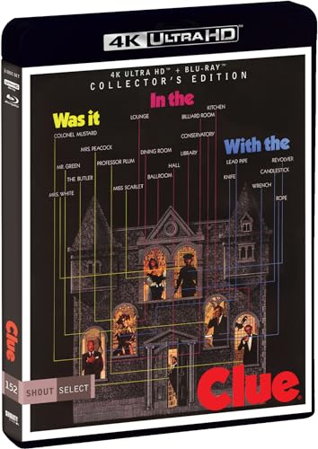 Clue (1985) Collector’s Edition 4K UHD + Blu-ray