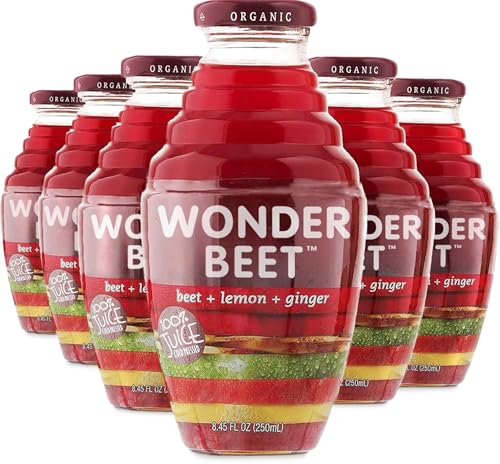 Beetology Organic Beet, Lemon & Ginger Juice 6-Pack 8.45oz