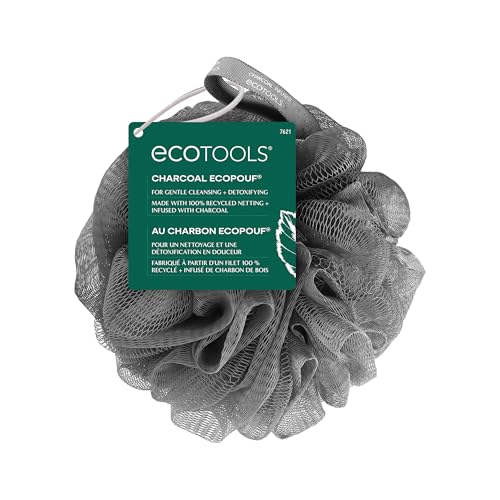 EcoTools Charcoal Loofah Sponge for Bath & Shower, Exfoliating