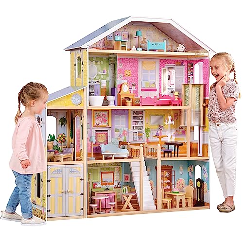KidKraft Majestic Mansion Dollhouse with Elevator and Garage