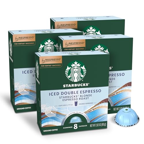 Starbucks Nespresso Vertuo Iced Blond Roast Pods, 32-Count