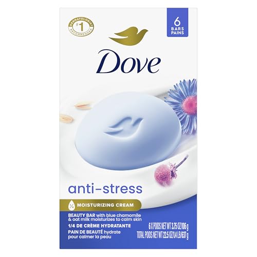 “Dove Anti-Stress Chamomile Soap, 106g, Pack of 6”
