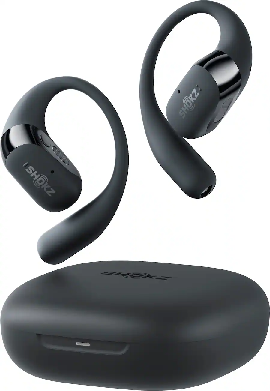 Shokz OpenFit 2 Open Ear True Wireless Earbuds  Black Open Box Fair