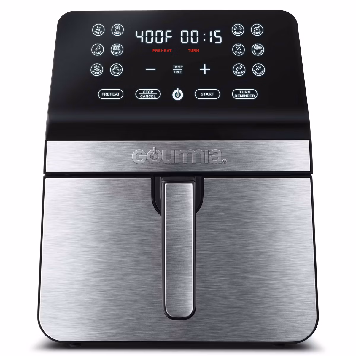 Gourmia 8qt Digital Air Fryer, with 12 One Touch Functions