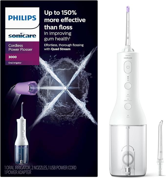 Philips Sonicare Cordless Power Flosser 3000 – Water Flosser