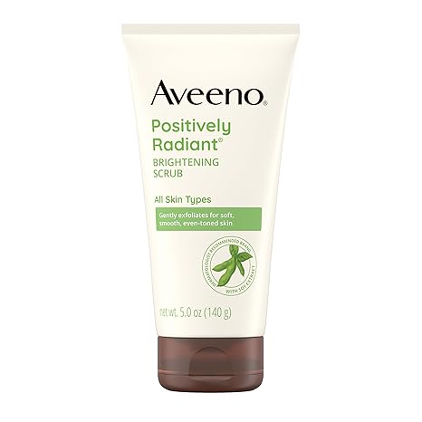 Aveeno Positively Radiant Skin Brightening Exfoliating Daily Facial Scrub