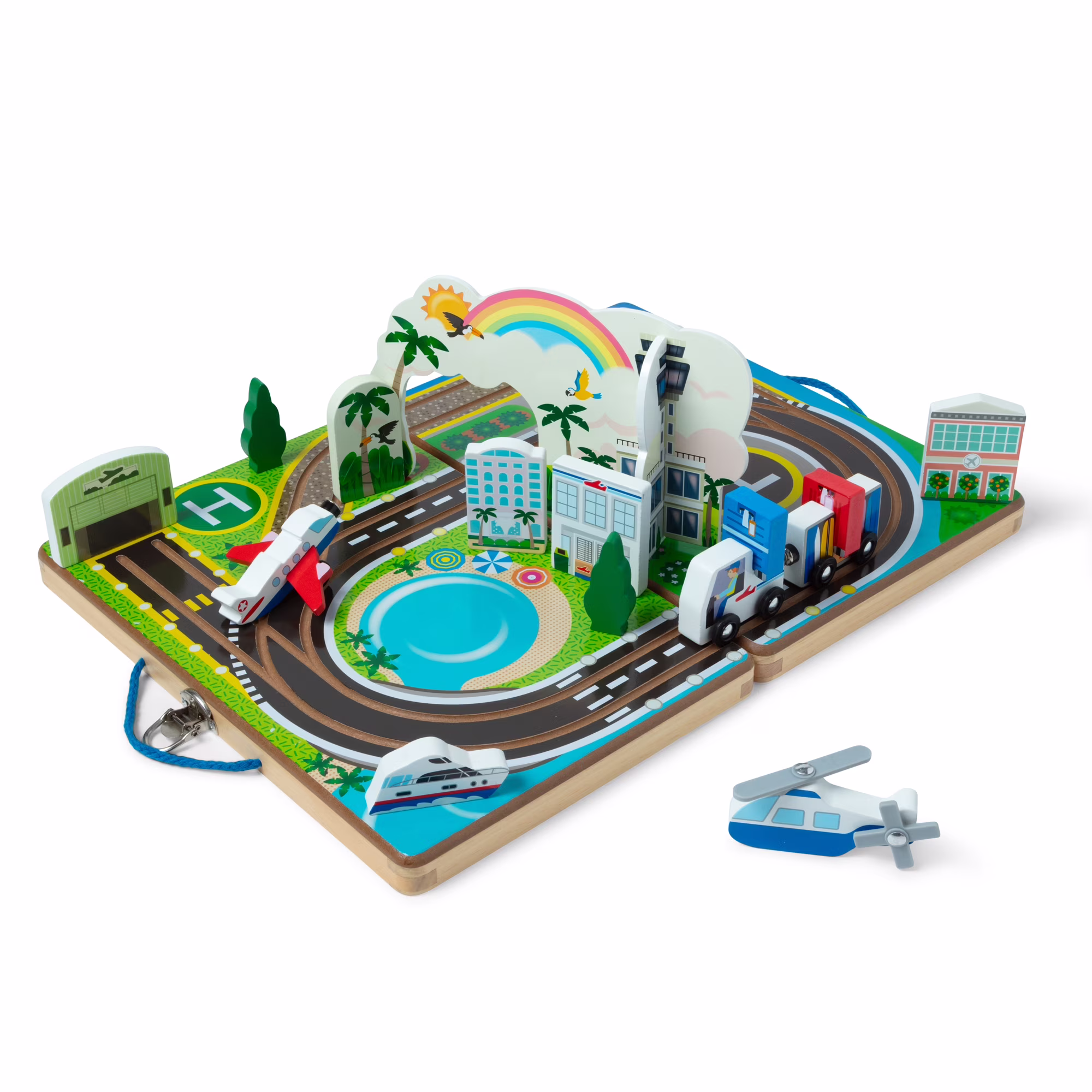 Melissa & Doug Take Along Airport Play Set