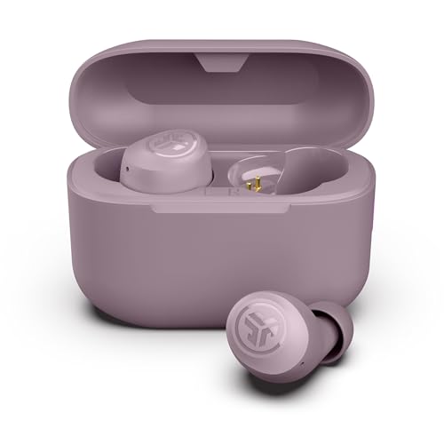 JLab Go Air Pop+ Wireless Bluetooth Earbuds, 35H Playtime, Mauve