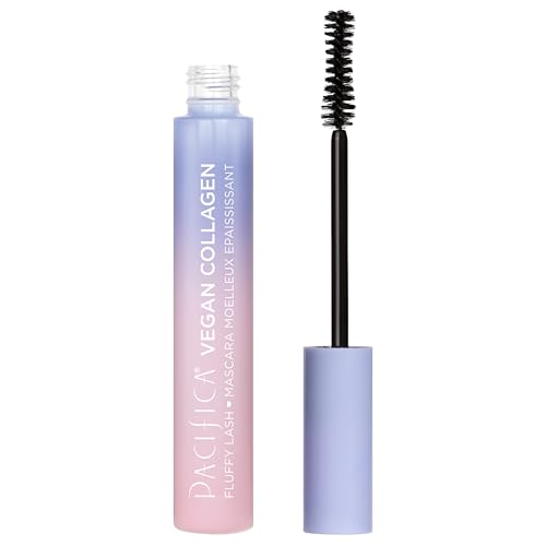 Pacifica Vegan Collagen Mascara – Black, Thickening & Lengthening, 0.24 oz