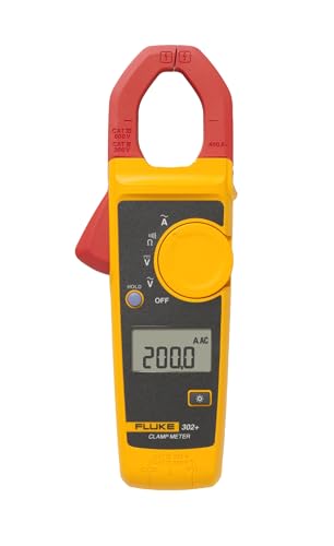 Fluke 302+ Clamp Meter: AC/DC Voltage, Current, Resistance