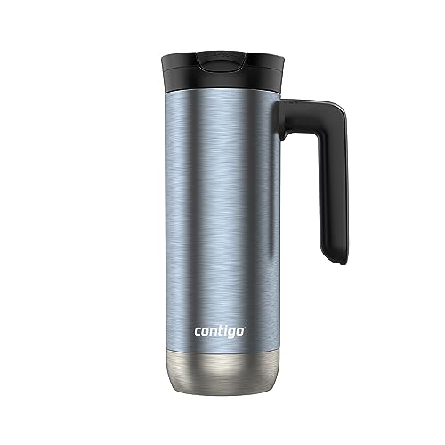 Contigo 20oz Stainless Travel Mug, Leak-Proof, Dark Ice