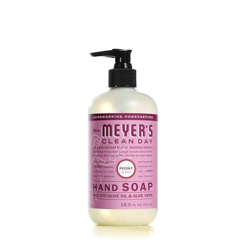 MRS. MEYER’S Peony Hand Soap, 12.5 fl. oz, Biodegradable