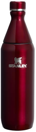 Stanley 20 oz Slim Insulated Bottle – Leakproof, BPA-Free, Garnet