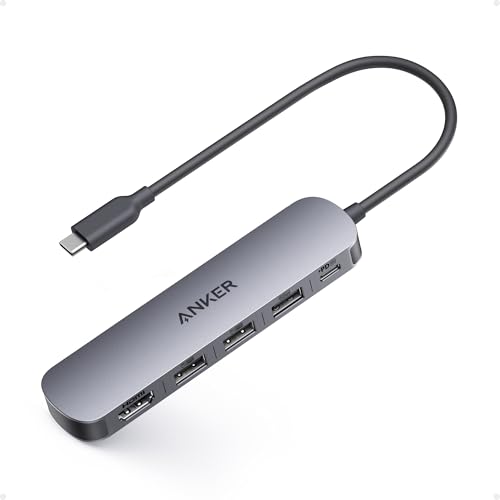 Anker 5-in-1 USB C Hub, 4K HDMI, 90W PD, Compact
