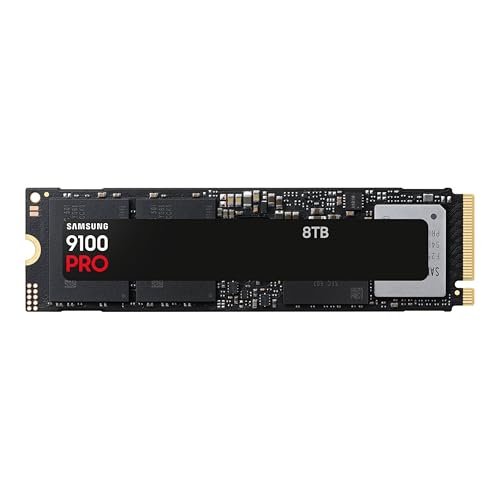 SAMSUNG 8TB SSD 9100 PRO, PCIe 5.0 M.2, Ultra-Fast