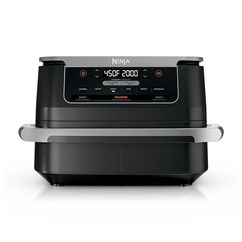 Ninja Foodi 6-in-1 Air Fryer with Divider, 7-QT Black