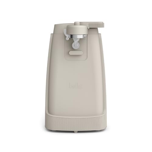 Bella Electric Can Opener & Knife Sharpener, Stainless Steel Blade
