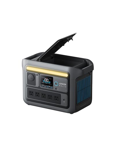 Anker SOLIX C800 Portable Power Station, 1200W, 768Wh Battery