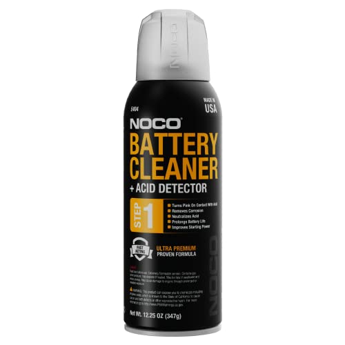 NOCO E404 Battery Terminal Cleaner, 12.25 Oz, with Acid Detector