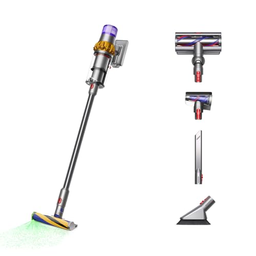 Dyson V15 Detect Cordless Vacuum, 240AW, 60-Minute Runtime, Pet Hair Removal