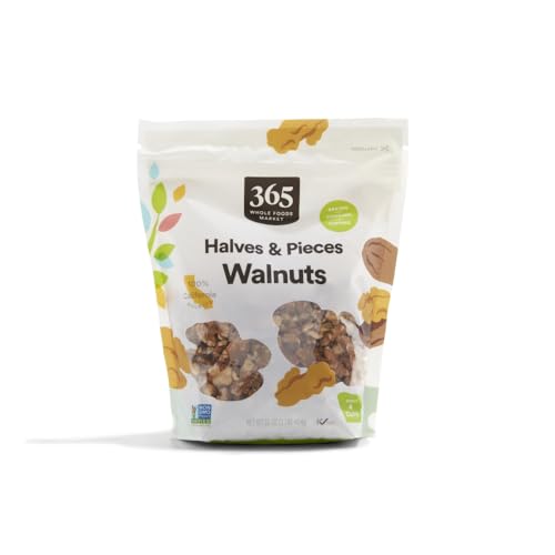 365 Whole Foods Walnut Halves & Pieces, 16 oz.