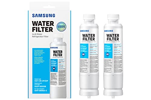 SAMSUNG Refrigerator Water Filters, Carbon Block, 2 Pack