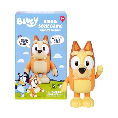 Bluey Hide and Seek Electronic Bingo Figure, Interactive Toy Ages 3+