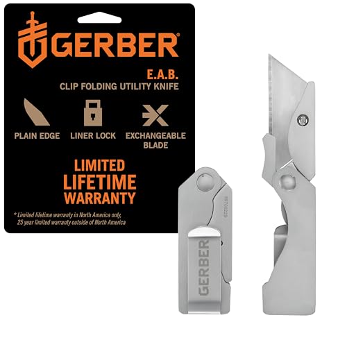 Gerber EAB Pocket Knife with Money Clip – EDC Utility Blade