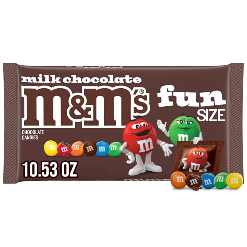 M&M’S Milk Chocolate Fun Size Bag, 10.53oz