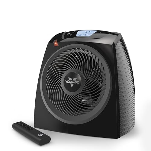 Vornado TAVH10 Space Heater with Remote, Black