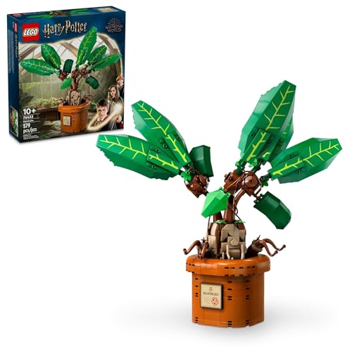 LEGO Harry Potter Mandrake Figure & Pot Plant Playset, 76433
