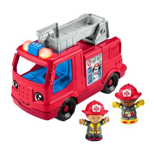 Fisher-Price Toddler Fire Truck Toy with Music & Figures
