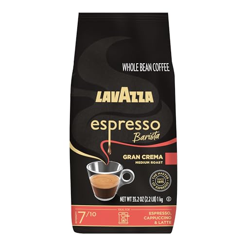 Lavazza Espresso Barista Gran Crema Whole Bean Coffee, 2.2 LB
