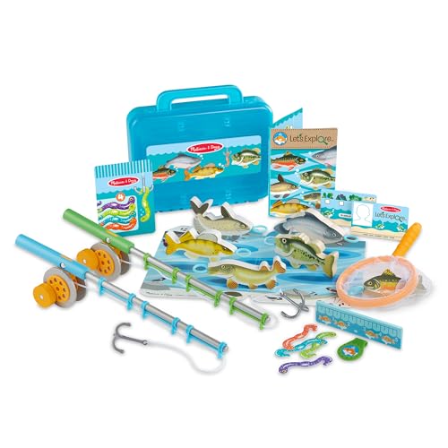 Melissa & Doug Fishing Play Set – 21 Pieces, FSC Certified