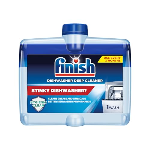 Finish Dishwasher Cleaner, Deep Cleans & Fights Odors, 3-Month Supply
