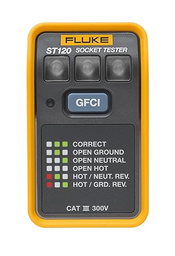 Fluke ST120 GFCI Socket Tester Silent Model