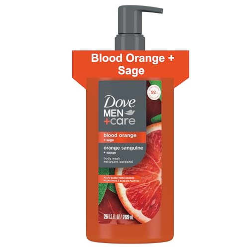 DOVE MEN+CARE Blood Orange Body Wash, 26 fl oz