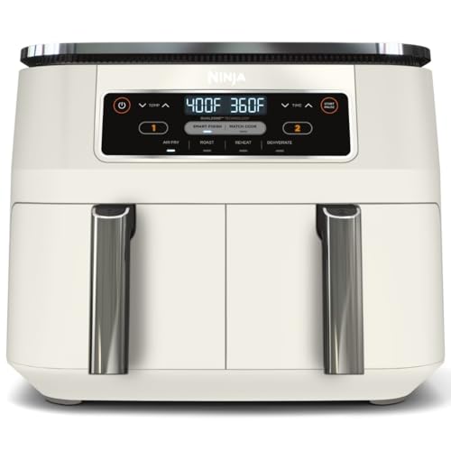 Ninja Foodi 8 Qt DualZone Air Fryer, 4 in 1, Dove