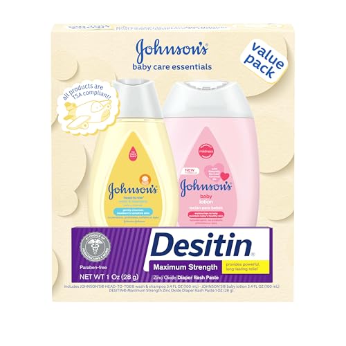 Johnson’s Baby Care Gift Set: Lotion & Diaper Rash Paste