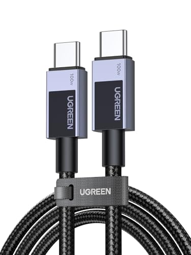 UGREEN 100W USB-C Fast Charger Cable, 3.3FT