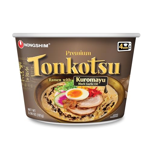 Nongshim Tonkotsu Ramen Big Bowl, 3.56 Oz, 6-Pack