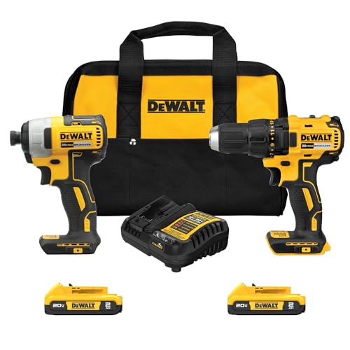 DEWALT 20V Cordless Drill & Impact Driver Combo Kit