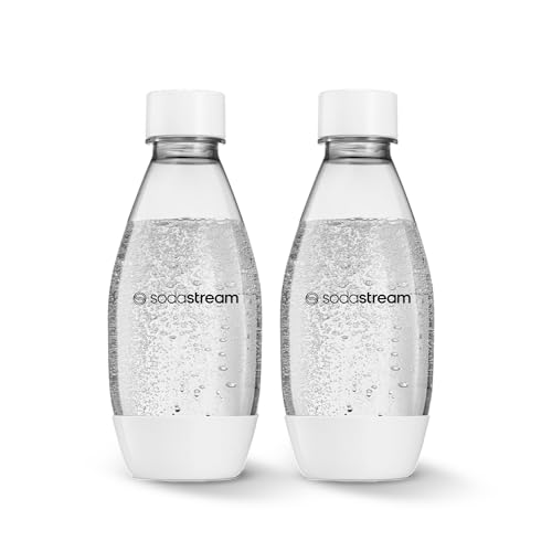 Sodastream Twin Pack 0.5L Slim Bottles (White)