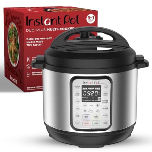Instant Pot Duo Plus 9-in-1 Multicooker, 6 Qt Stainless Steel