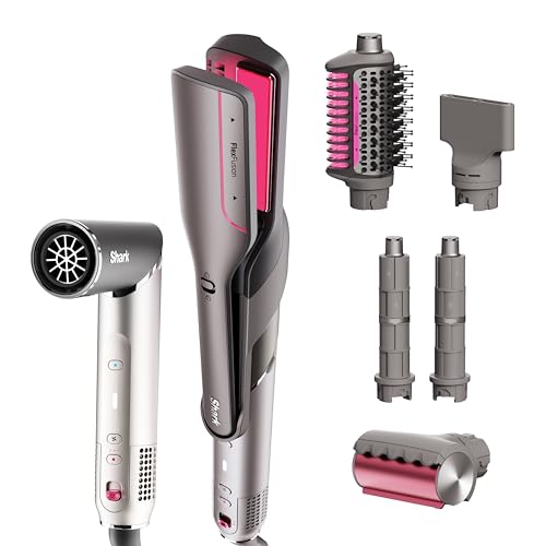 Shark FlexFusion Hair Set: Straightener, Dryer, Brush & Curlers